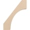 Ekena Millwork 3-inch W x 14-inch D x 18-inch H Westlake Rough Cedar Woodgrain TimberThane Knee Brace, Primed BRCUR03X14X18WTLRCPR - alternate 6
